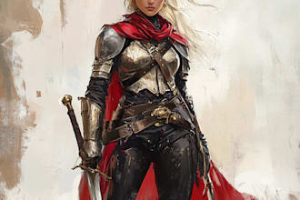 draw superhero character art