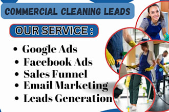 generate janitorial cleaning leads, house cleaning leads, commercial cleaning