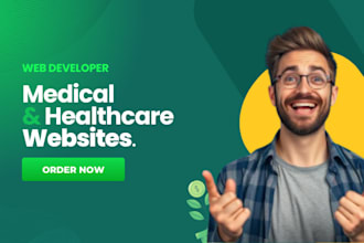 build a website for healthcare business, doctors, dentist, hospital or clinic