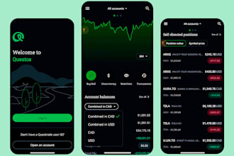 build stock trading app, payment app, trust wallet app, crypto exchange app