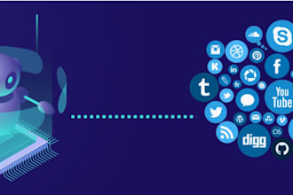develop twitter x bot instagram api bot, linkedin bot, tiktok bot meme coin bot