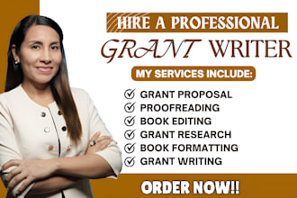 do grant writing, grant proposal, business plan, grant research