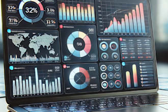 analyze data build dashboards and forecast trends using excel tableau and python