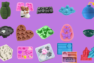 design 3d chocolate ice popsicle cup injection and silicone mold in solidworks