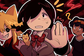 draw an illustrated youtube thumbnail for you