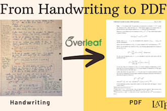 convert messy notes into professional latex files