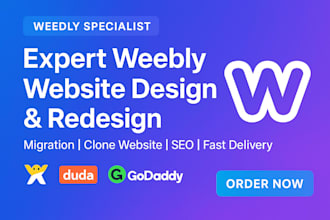 design or redesign your weebly website with full SEO optimization