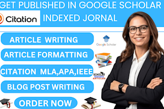 write and publish your research academic paper in top google scholar journal