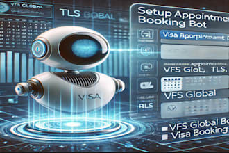 develop booking bot, vfs, appointment bot, vfs appointment bot