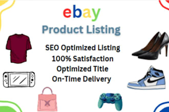 ebay listing, ebay product listing, ebay lister, ebay product upload