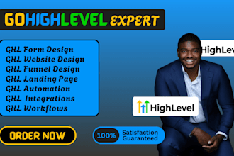 be your gohighlevel professional for dfy ghl website ghl funnel ghl forms