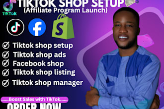set up your tiktok shop, tiktok affiliate program, manage tiktok shop marketing