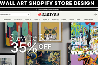 design wall art shopify store print on demand wall art store wall art website
