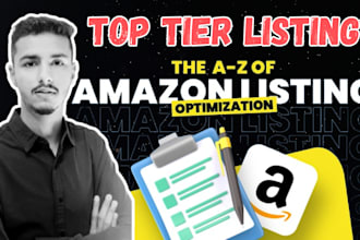 create and optimize amazon listings