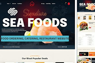 build squarespace food catering website restaurant online food ordering cafe