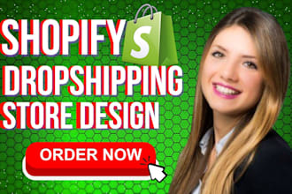 create shopify dropshipping store shopify store design shopify website redesign