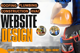design construction, contractor, roofing, hvac, plumbing, solar website