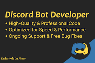 program a fully custom discord bot