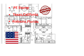 do structural engineering pe stamp in, texas, california, florida and alabama