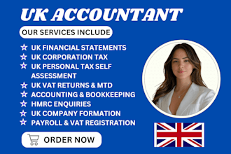 do accounting and bookkeeping for UK company