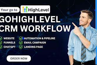 set up gohighlevel workflow automation go highlevel funnel ghl website expert