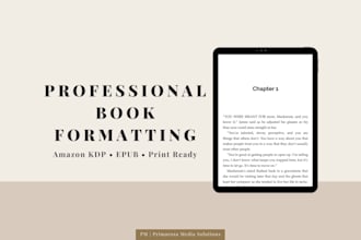 format your book for kindle, paperback, and hardcover using atticus