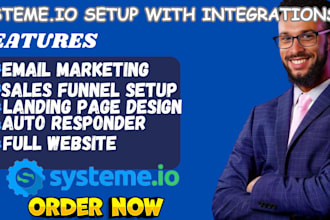 build sales funnel in clickfunnels, systeme io, gohighlevel, landing page