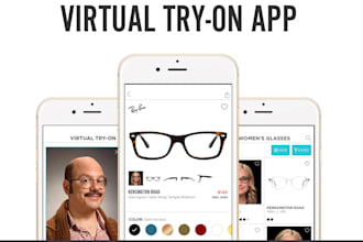 build virtual try on app vto webap ar app virtual tryon website al, nlp, arcore