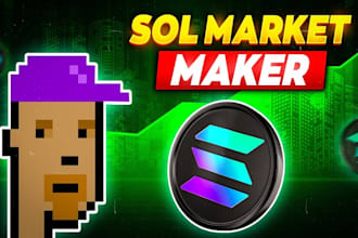 develop solana memecoin bot, solana market maker bot, solana volume bot