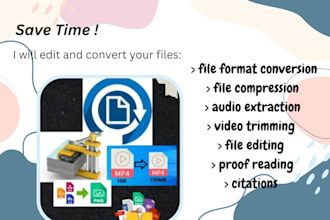 do any file conversions, web scraping, compressions, video, audio cropping