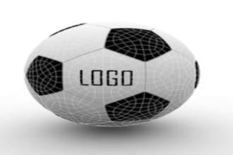 create stunning 3d soccer ball animation for sport analysis, training, marketing