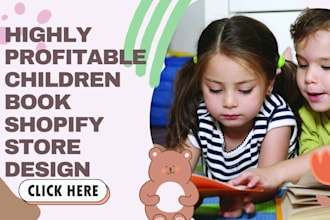 design children book shopify store christian book website dropshipping website