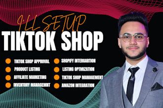 set up tiktok shop and manage tiktok shop