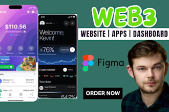 do modern figma web3 website dashboard app crypto nft UI UX