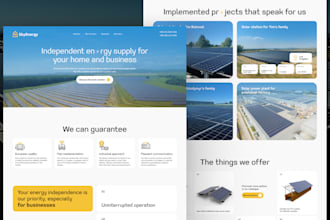 design or develop a modern responsive webflow website