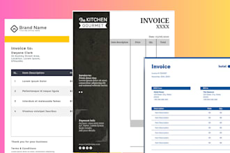design invoice design letterhead order form invoice template price list