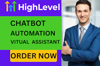 do gohighlevel chatbot automation workflow virtual assistant sms campaign ai