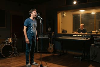 be vocalist, songwriter, lyrics writer, christian songs as country male singer