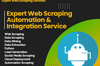 do web scraping , data scraping , data mining and data extraction