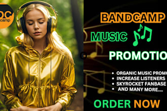 promote your bandcamp music to a targeted audience, real music lovers