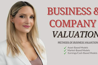 do CPA business valuation, dcf financial analysis, financial model, projections