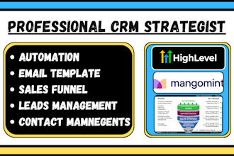 setup gohighlevel crm sales funnel mangomint membership page zapier integration