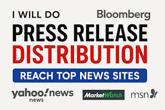 do your premium press release distribution on top news sites, yahoo finance
