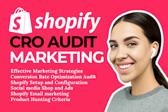 do shopify cro audit, shopify conversion rate, shopify marketing, shopify sales
