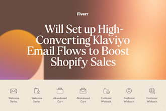 set up high converting klaviyo email flows to boost shopify sales