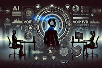 build ai powered call center bot, voip ivr, ollama, twilio, ai voice automation