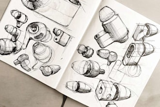 do 3d cad design, 3d product design using solidworks, product design, box design