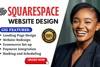 build squarespace website, redesign squarespace website, photography website