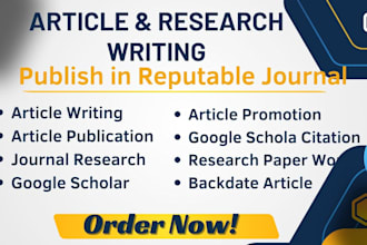 write and publish your research, article, journal citation on google scholar