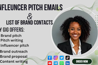 write personalized pitch emails for influencers to land paid brand deals